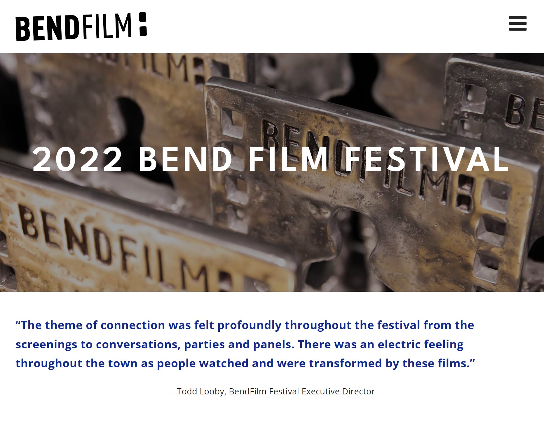 Bend Film Festival Bend, Oregon PASANG