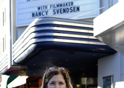 Nancy Svendsen at the Rafael Film Center, San Rafael, CA